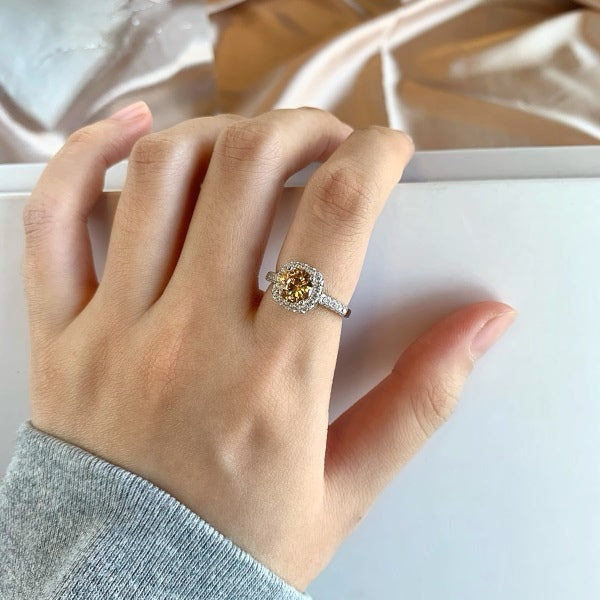 Anillo Citrino