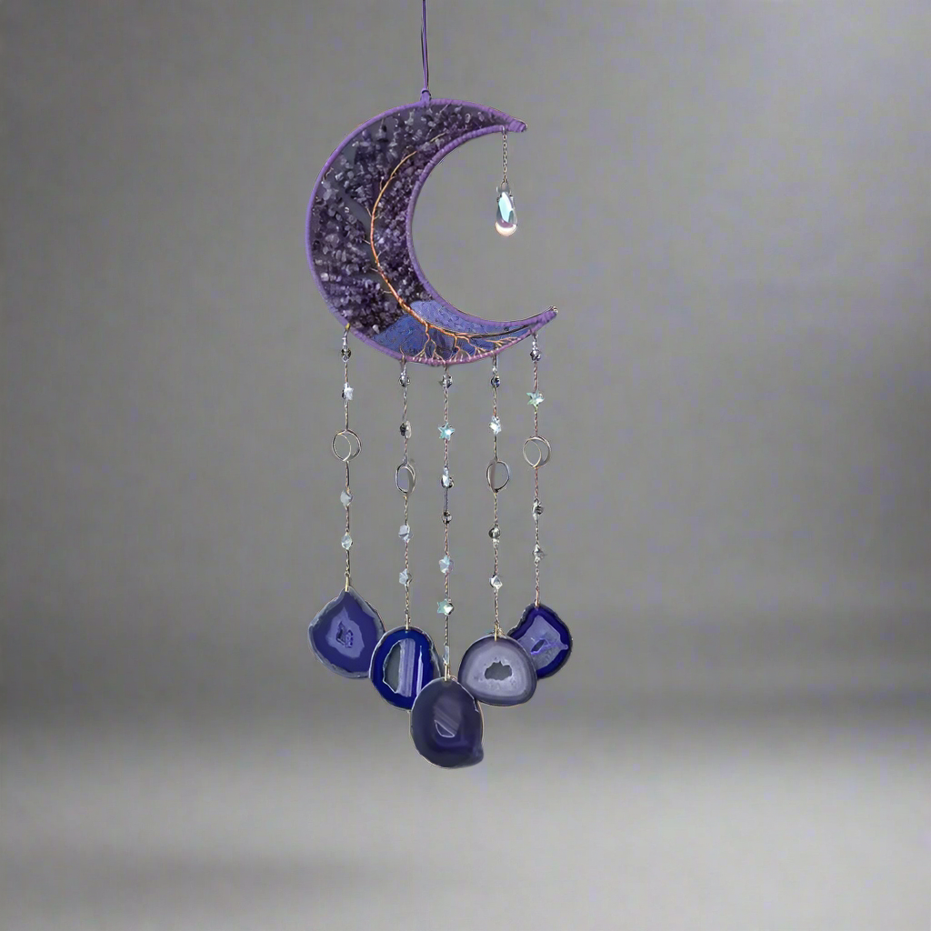 Atrapasueños Luna Amatista