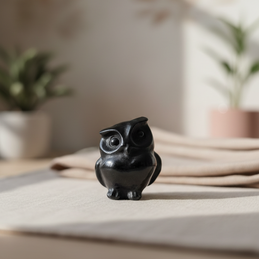 Totem Búho de cuarzo