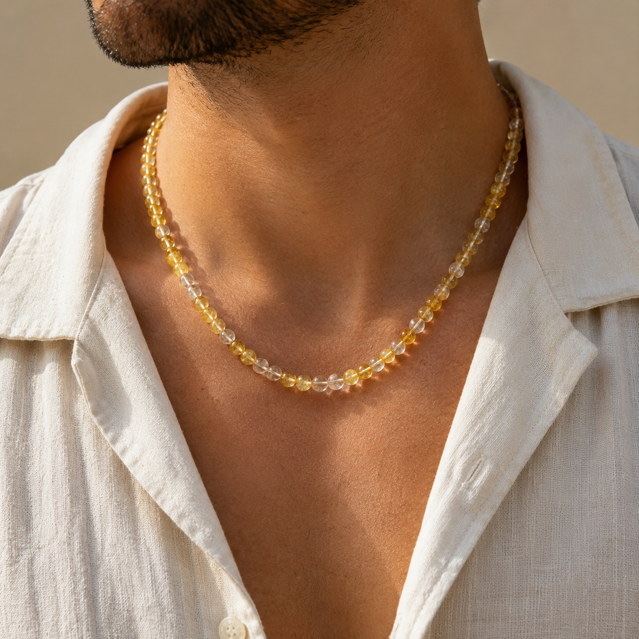 Collar de Cuarzo Citrino