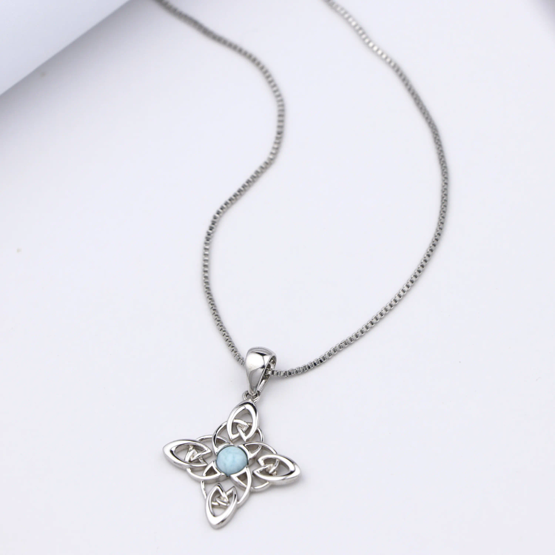 Nudo de bruja Larimar