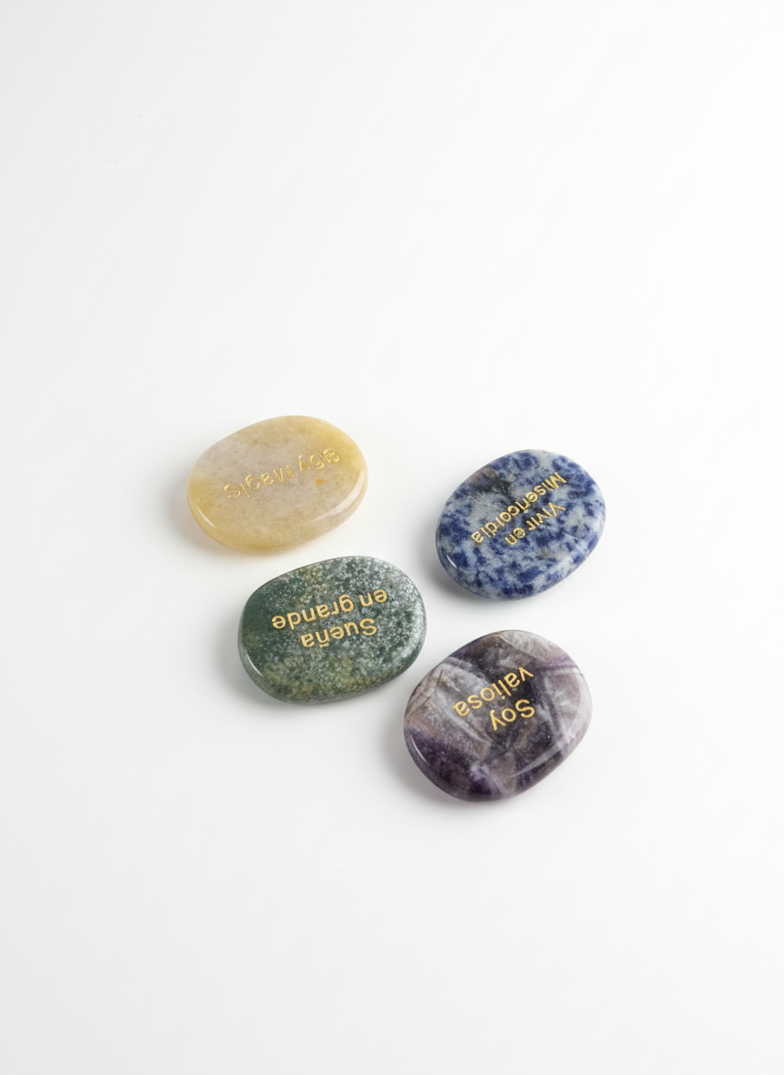 Cuarzos con afirmaciones