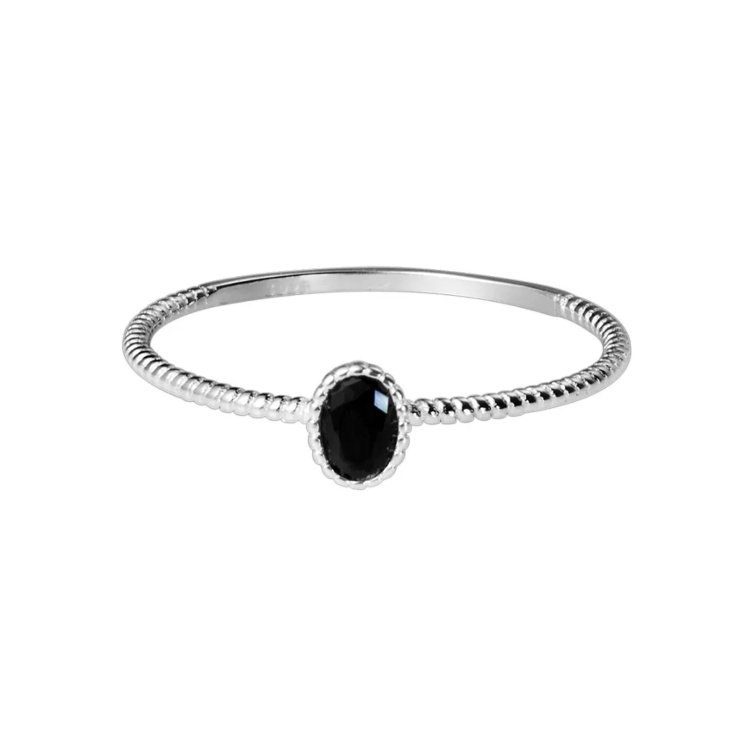 Anillo obsidiana baby