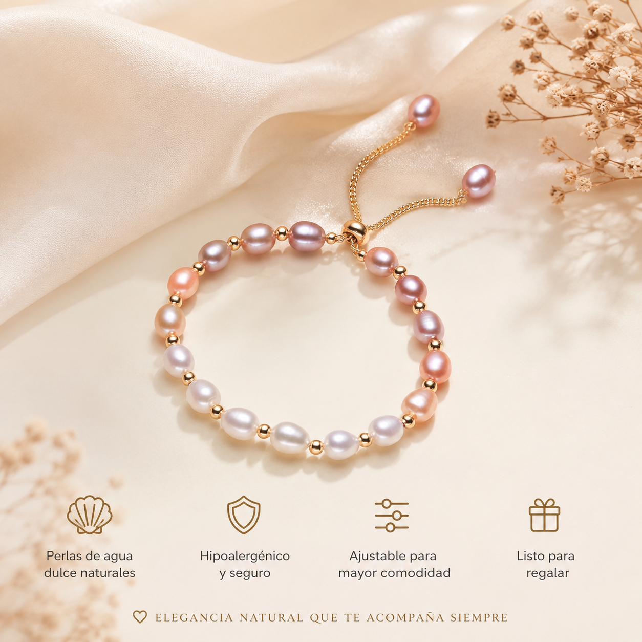 Pulsera  Perla  Aurora