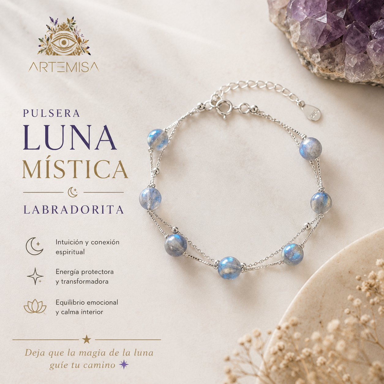 Pulsera Luna Mistica