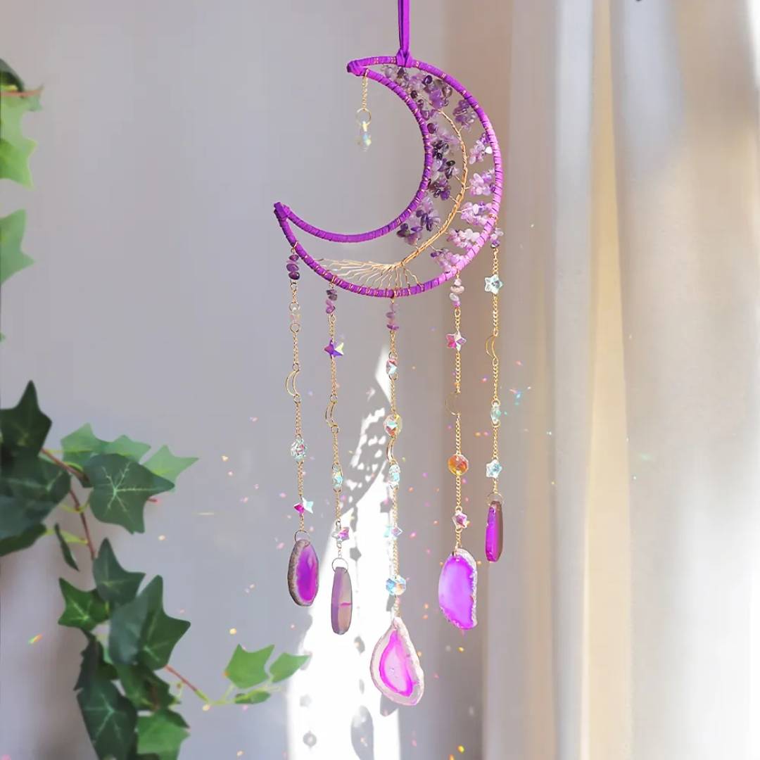 Atrapasueños Luna Amatista