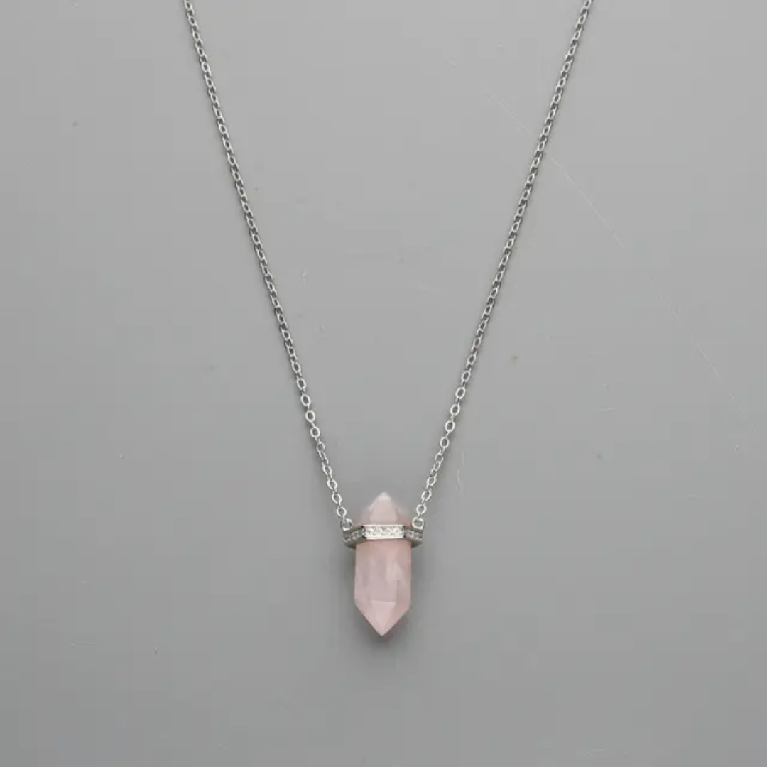 Bby cuarzo cadenita plata 925