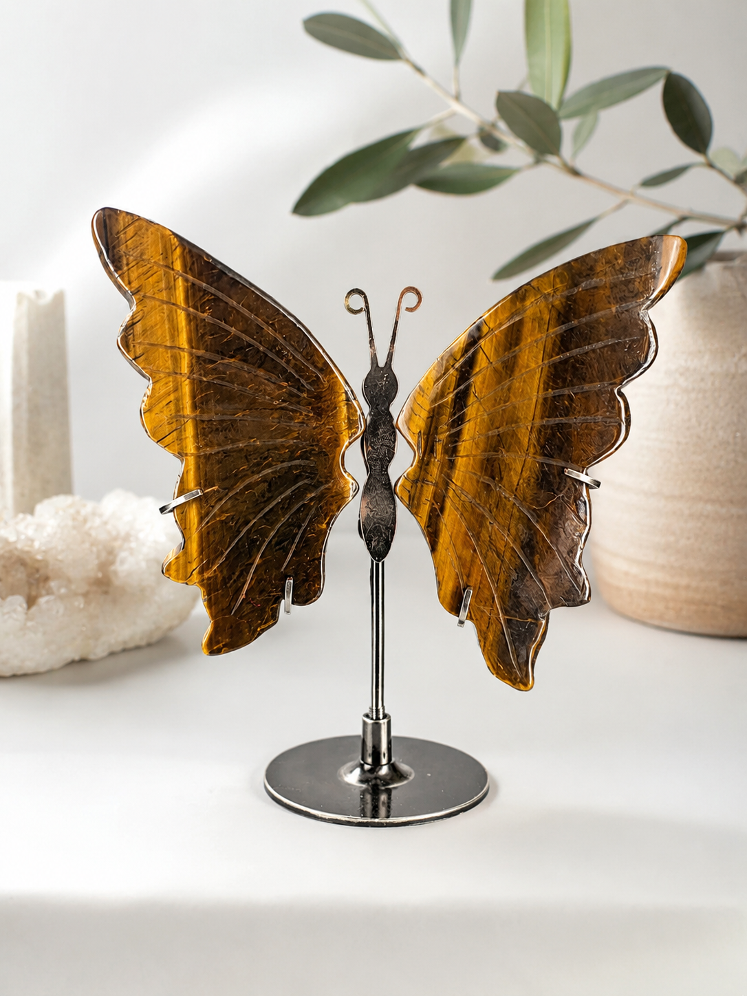 Mariposa de Ojo de Tigre (Fuerza, Protección y Transformación)