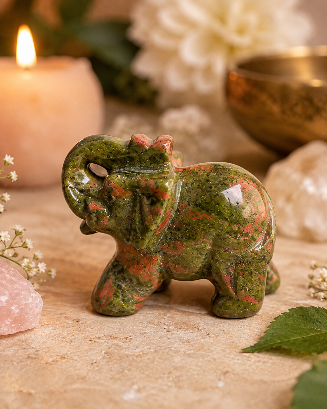 Elefante de cuarzo