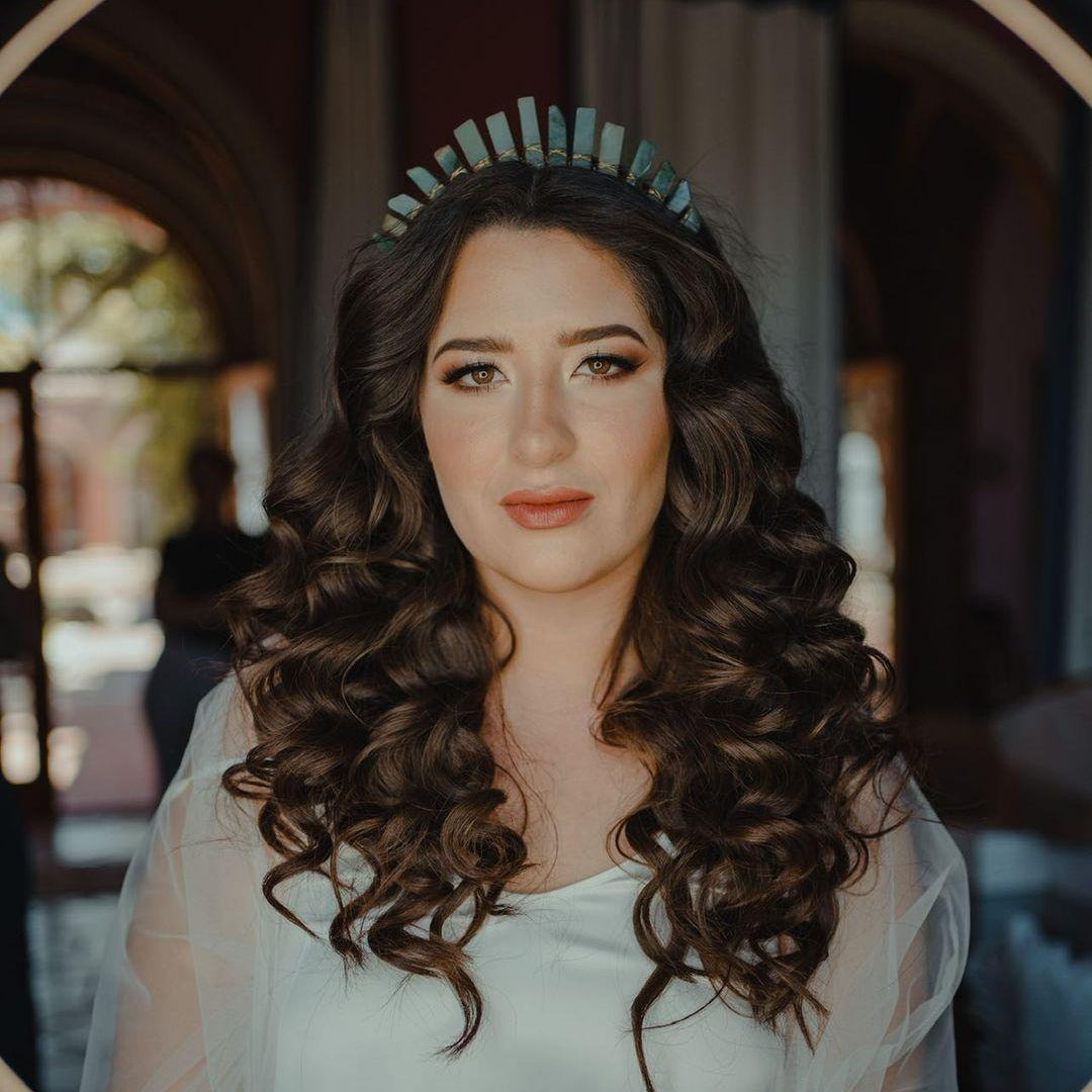 Tiara Diosa de la Prosperidad •Aventurina Verde