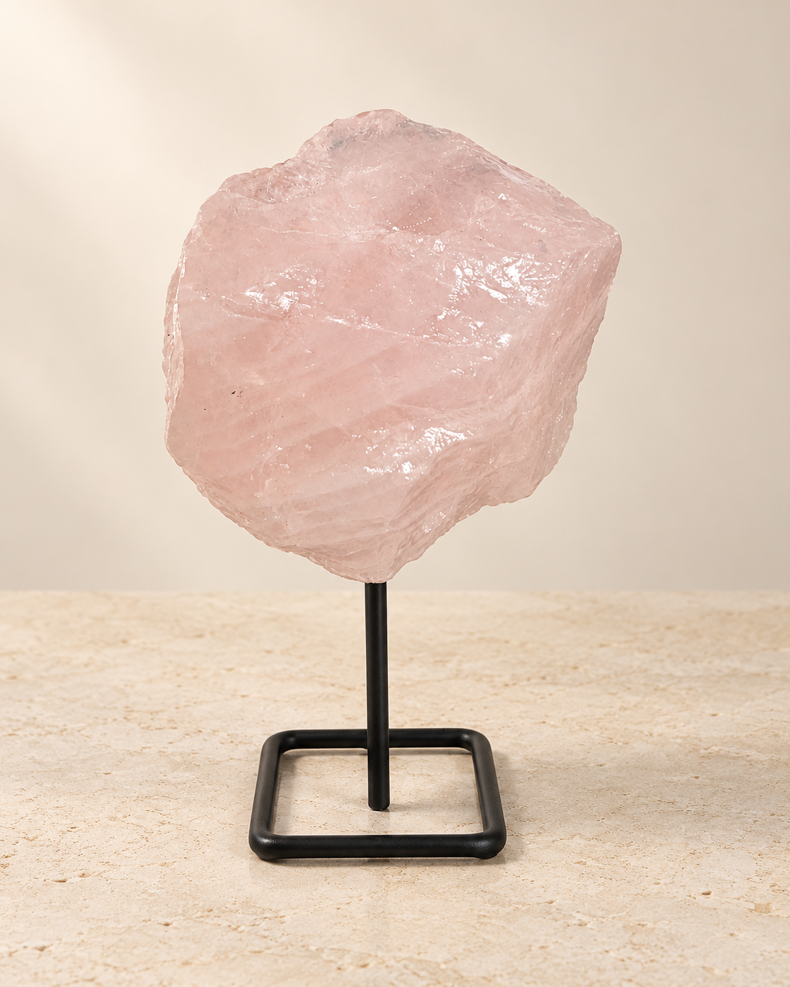 Cuarzo Rosa en Base