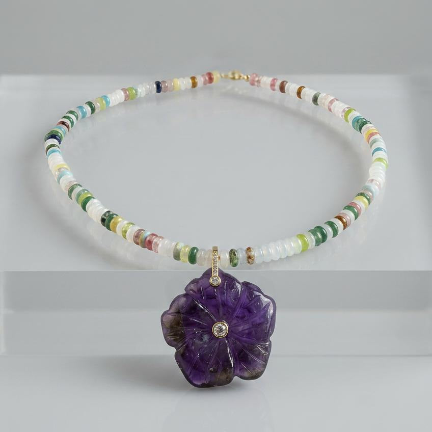 Collar  Flor de Gaia