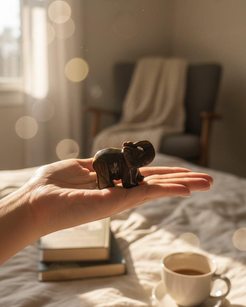 Elefante de cuarzo