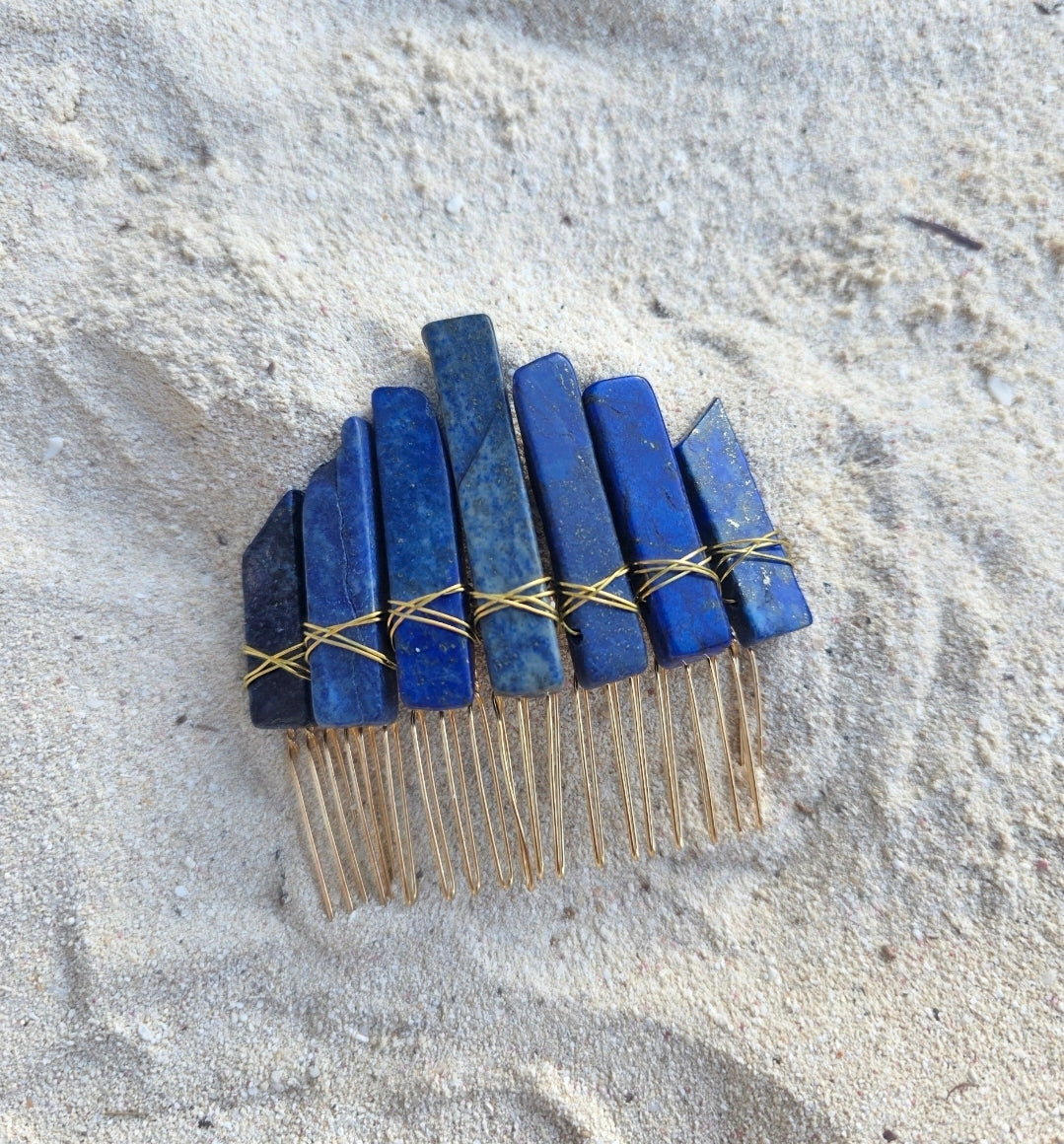 Peineta de Cuarzo estilo Boho