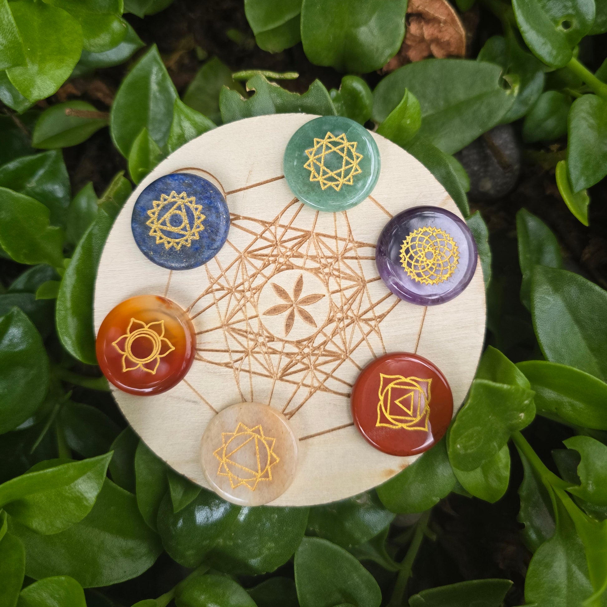 Crystal Grid 7 Chackras