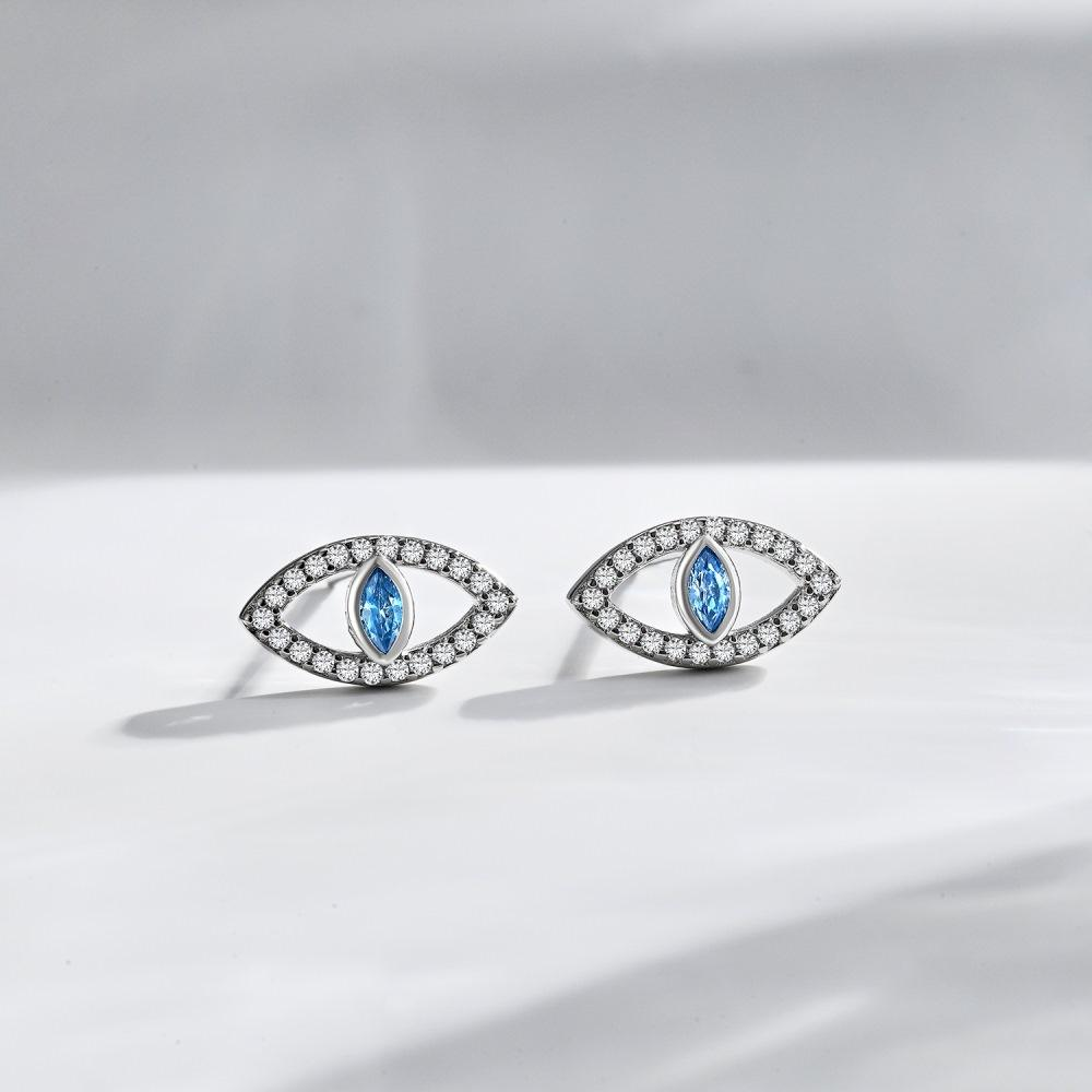 Aretes Ojito Azul