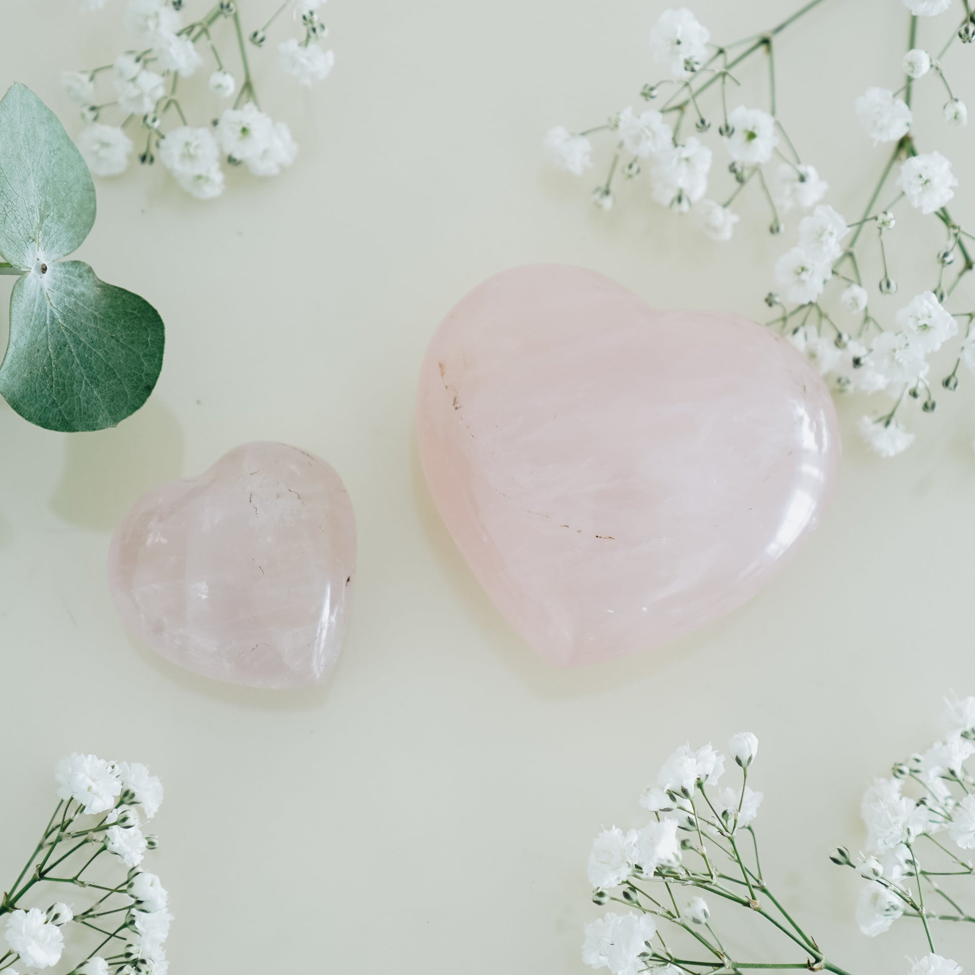Corazón de Cuarzo Rosa