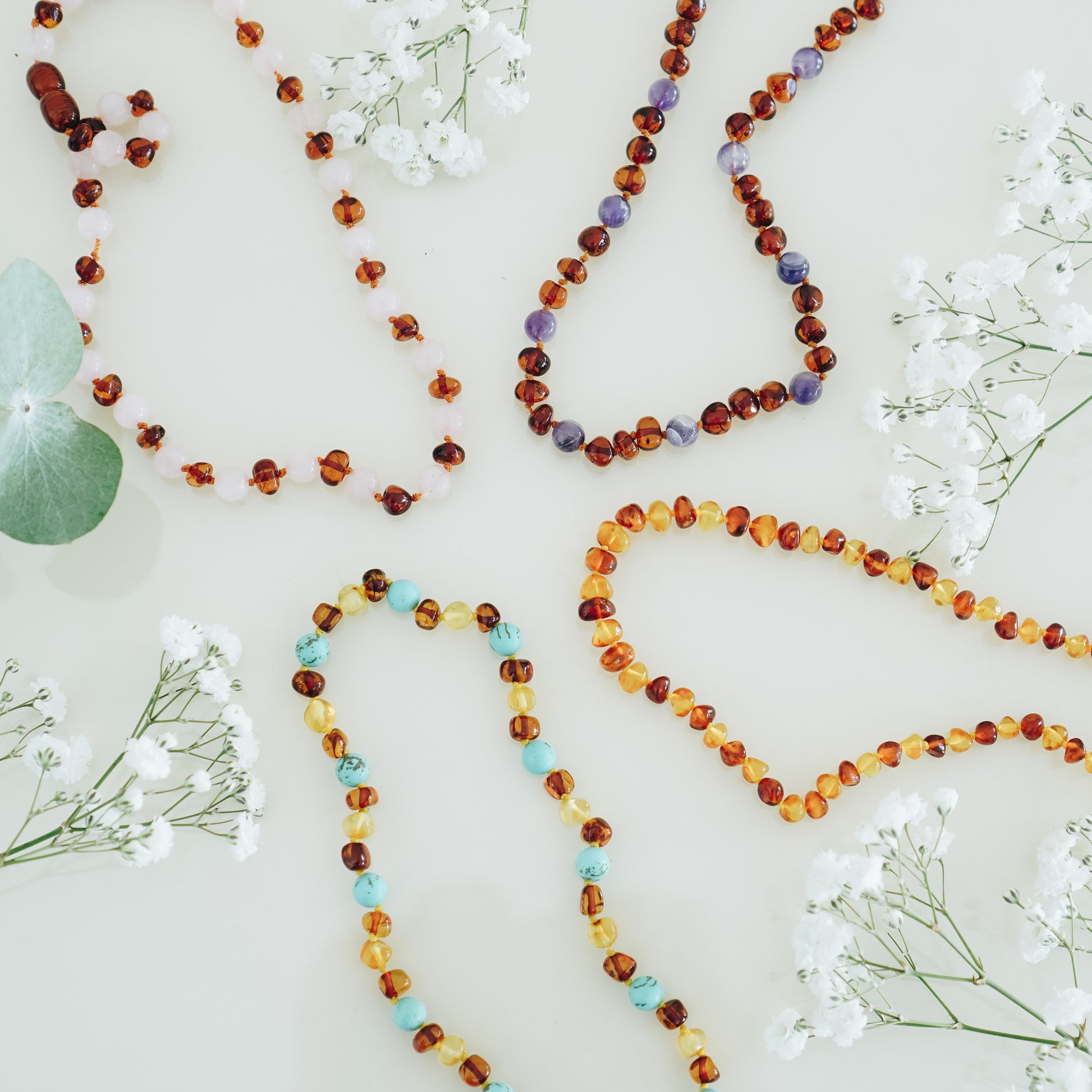 Collar de Ámbar para Niños