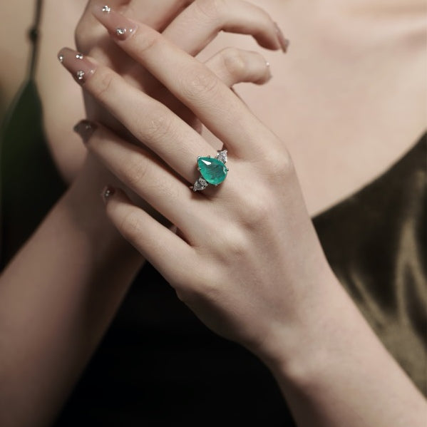Anillo de Turmalina Paraiba