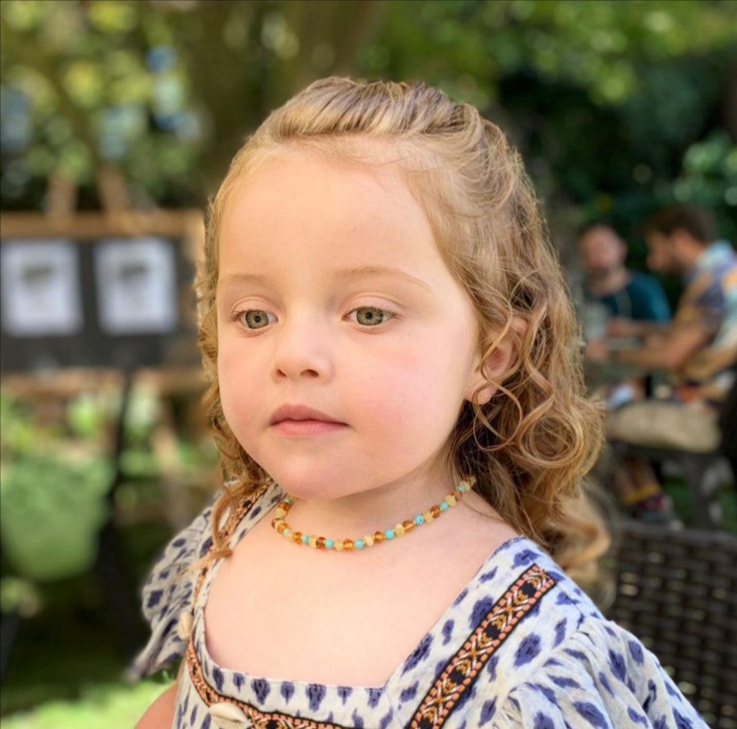 Collar de Ámbar para Niños