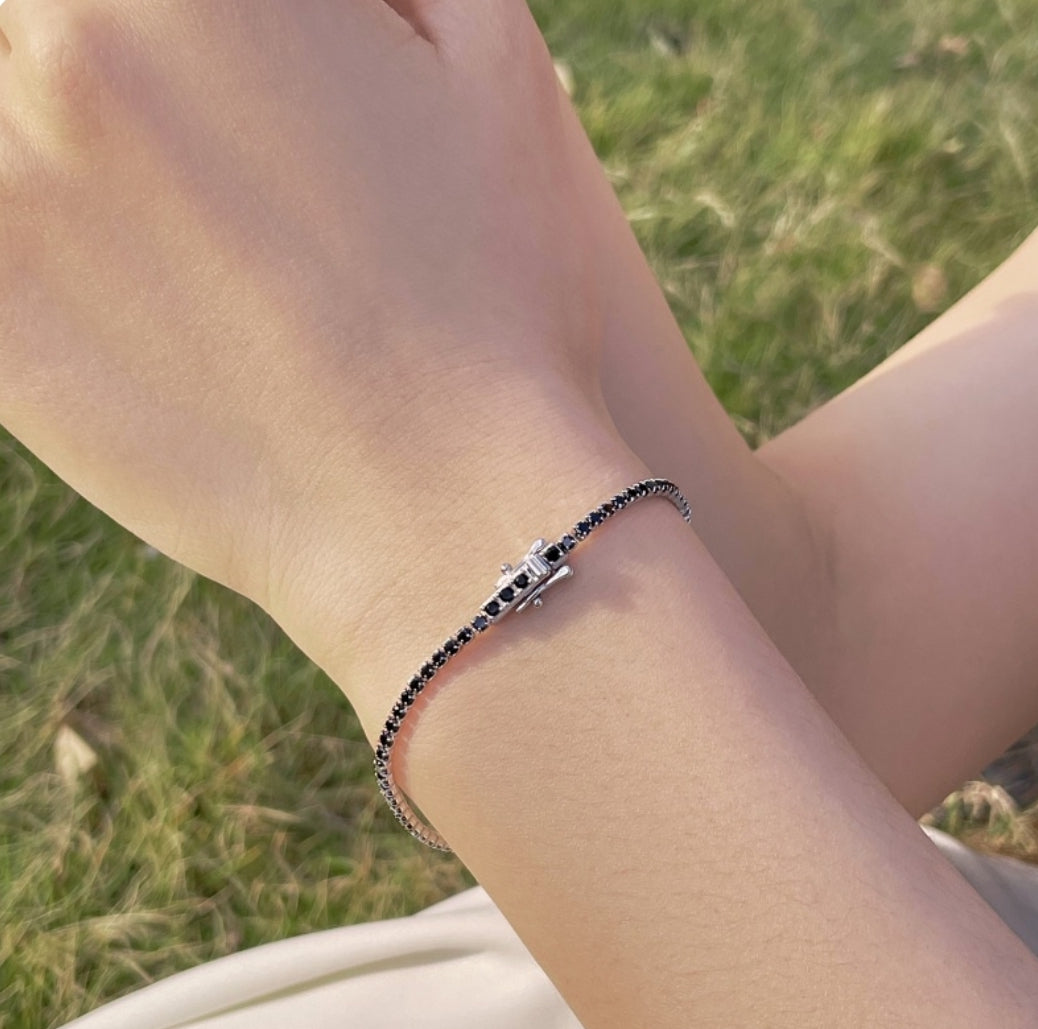 Brazalete de Tenis Obsidiana