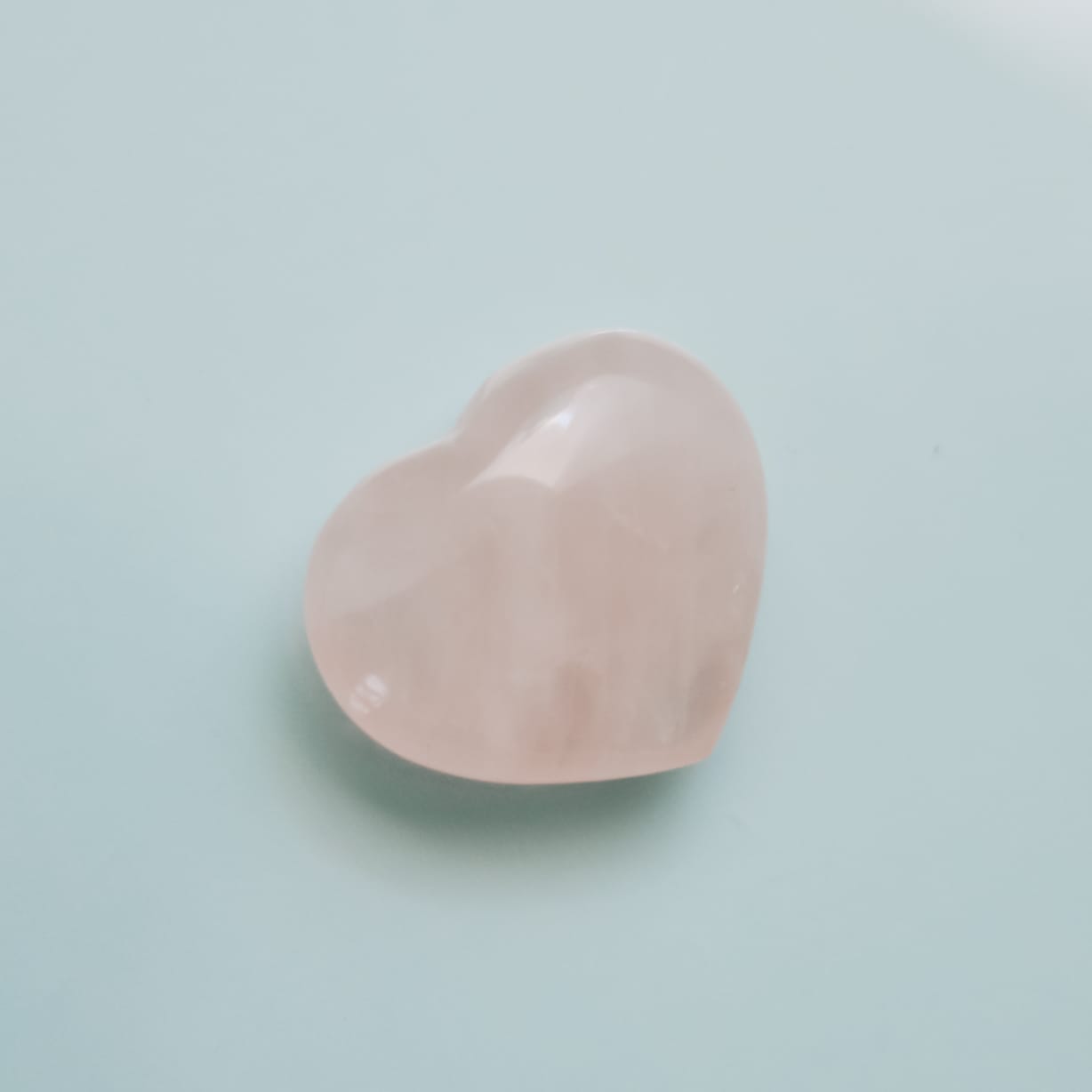 Corazón de Cuarzo Rosa